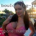 Phone numbers women