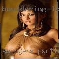 Swingers parties single